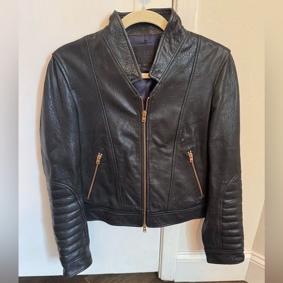 J. Crew collection real leather jacket - Picture 1 of 3
